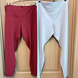 (2) Pair Bundle of Lululemon Leggings Lot size 16